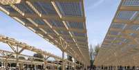 Cidade francesa transforma cemitério em jardim de energia solar  Foto: Divulgação