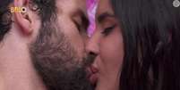 Matteus e Isabelle dão primeiro beijo no 'BBB 24' e movimentam a web.  Foto: Reprodução, TV Globo / Purepeople