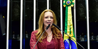 Janaína Farias, suplente de Camilo Santana, ministro da Educação do governo Lula  Foto: Waldemir Barreto/Agência Senado