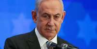 O primeiro-ministro de Israel, Benjamin Netanyahu, convocou um gabinete de guerra para discutir o ataque do Irã  Foto: Reuters / BBC News Brasil