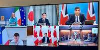 Líderes do G7 discutem ataque iraniano a Israel durante videoconferência  Foto: Charles Michel  / Reuters