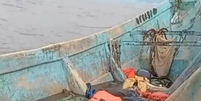 Embarcação foi encontrada à deriva por pescadores no Pará  Foto: Reprodução