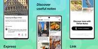 TikTok Notes &eacute; a nova aposta da ByteDance para rivalizar com o Instagram (Imagem: Divulga&ccedil;&atilde;o/TikTok Notes)  Foto: Canaltech