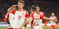 Joshua Kimmich comemora gol do Bayern  Foto: Esporte News Mundo