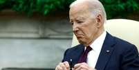 Joe Biden procura evitar uma escalada do conflito no Oriente Médio  Foto: Getty Images / BBC News Brasil