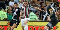 Foto: LUCAS MERÇON / FLUMINENSE F.C. - Legenda: Vasco venceu o Fluminense em jogo com polêmicas extra-campo em 2019 / Jogada10