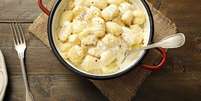 Nhoque de batata-doce com molho branco e queijo gorgonzola  Foto: denio109 | Shutterstock / Portal EdiCase