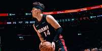 Tyler Herro foi o cestinha do Heat com 24 pontos   Foto: Redes Sociais/Miami Heat / Esporte News Mundo