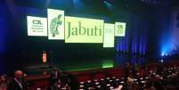 Cerimônia do Prêmio Jabuti em 2018, no Auditório do Parque do Ibirapuera.  Foto: ALEX SILVA/ESTADAO / Estadão