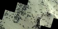 Orbitador da Agência Espacial Europeia detecta "aranhas" na superfície de Marte Foto: ESA