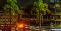 Incêndio de grandes proporções deixou dez pessoas mortas em Porto Alegre  Foto: EVANDRO LEAL/ENQUADRAR/ESTADÃO CONTEÚDO