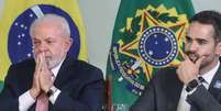 Presidente Lula e o governador do Rio Grande do Sul, Eduardo Leite, em encontro em maio  Foto: Valter Campanato/AB