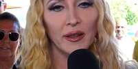 Cosplay diz que gastou mais de R$ 1 milhão para se parecer com Madonna  Foto: Reprodução/TV Globo