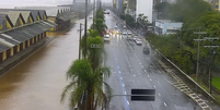 Prefeitura de Porto Alegre informa que o Rio Gauíba ultrapassou cota de inundação na tarde desta quinta-feira, 2  Foto: Divulgação/Ceic Porto Alegre