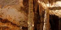 A caverna de Saint-Marcel é cheia de perigos, de poços a terreno irregular e sinuoso (Imagem: Delannoy et al./Journal of Archaeological Method and Theory)  Foto: Canaltech