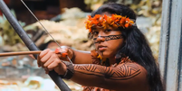 Arqueira Graziela Santos pode se tornar a primeira mulher indígena a competir por uma medalha nos Jogos Olímpicos pelo Brasil  Foto: DW/privat