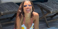 Anitta na piscina  Foto: Reprodução/Instagram @anitta