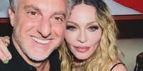 Madonna e Luciano Huck  Foto: @instagram