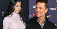 Boatos de affair entre Kim Kardashian e Tom Brady causam polêmica na web.  Foto: Getty Images / Purepeople