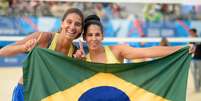 Duda e Ana Patrícia conquistaram mais um título   Foto: Alexandre Loureiro/COB / Esporte News Mundo