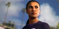 Marta, seis vezes melhor jogadora de futebol do mundo, é uma das estrelas de FC 24 Foto: Divulgação / EA Sports