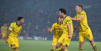 Miguel Medina/AFP via Getty Images - Legenda: Momento do gol marcado por Mats Hummels -  Foto: Miguel Medina/AFP via Getty Images / Jogada10