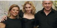 Fabio Wajngarten posta foto de Madonna ao lado do primeiro-ministro de Israel, Benjamin Netanyahu, para justificar ida ao show no Rio  Foto: @fabiowajngarten via Instagram / Estadão