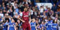 Paquet&aacute; (West Ham) desolado durante goleada sofrida pelo Chelsea no dia 05.05.2024 Foto: Sportimage Ltd / Alamy Stock Photo