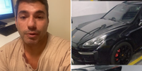 Profissional relatou como crime aconteceu nas redes sociais; O carro dele foi levado, mas ele passa bem  Foto: Reprodução/Instagram