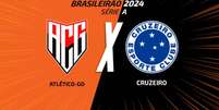 Foto: Arte Jogada10 - Legenda: Atlético Goianiense e Cruzeiro duelam pela sexta rodada do Brasileirão / Jogada10