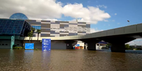 Aeroporto de Porto Alegre está com 2 metros de água e bichos mortos; veja Foto: Reprodução/TV Globo