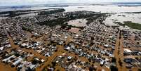 Cidade de Eldorado do Sul, uma das mais atingidas pela enchente; Rio Grande do Sul precisará de muitos recursos para reconstrução  Foto: WILTON JUNIOR / ESTADÃO / Estadão