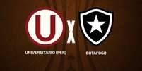 Foto: Arte Jogada10 - Legenda: Universitario recebe o Botafogo em Lima / Jogada10