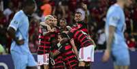  Foto: Pablo Porciuncula / AFP via Getty Images - Legenda: Flamengo venceu o Bolívar e segue vivo na Libertadores - / Jogada10