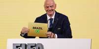 Presidente da Fifa anuncia que a próxima Copa feminina será sediada no Brasil Foto: Fifa