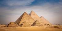 Vista panorâmica da grande pirâmide de Gizé, no Egito Foto: Getty Images / BBC News Brasil