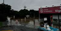 CT Parque Gigante ficou tomado pela água durante enchente Foto: Divulgação/Internacional