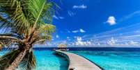 As Ilhas Maldivas estão entre os destinos paradisíacos ameaçados Foto: Getty Images / BBC News Brasil