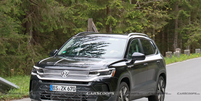 VW Taos flagrado em testes na Europa Foto: Carscoops/Reprodução