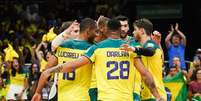 Brasil na primeira semana da VNL masculina Foto: Esporte News Mundo