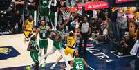 Jaylen Brown foi eleito MVP do Leste Foto: Redes Sociais/Boston Celtics / Esporte News Mundo