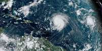 Em 2023, o furacão Lee, mostrado na imagem acima, ganhou força rapidamente passando para categoria cinco Foto: NOAA/Getty Images / BBC News Brasil