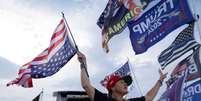 Manifestação a favor de Trump em Palm Beach, Flórida   Foto: Marco Bello / Reuters