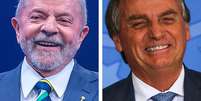 O presidente Luiz Inácio Lula da Silva (à esquerda) e o ex-presidente Jair Bolsonaro (à direita)  Foto: Wilton Junior/Estadão / Estadão