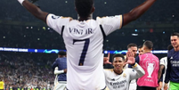 Vini Jr. comemora gol durante final da Liga dos Campeões  Foto: Reprodução/Redes Sociais 