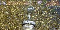 Taça da Copa Libertadores. Mata-mata da competição começa em agosto.  Foto: Pedro Kirilos/Estadão / Estadão