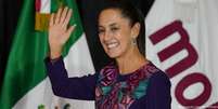 Segundo contagens preliminares, Claudia Sheinbaum conquistou entre 58,3% e 60,7% dos votos  Foto: DW / Deutsche Welle