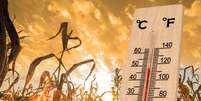 Imagem mostra representação de altas temperaturas.  Foto: piyaset / Getty Images