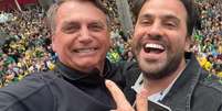 Pablo Marçal e ex  Foto: presidente Jair Bolsonaro -  Reprodução / Perfil Brasil