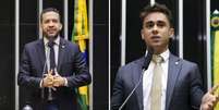 André Janones e Nikolas Ferreira ameaçaram se agredir em confusão na Câmara  Foto: Câmara dos Deputados / Perfil Brasil